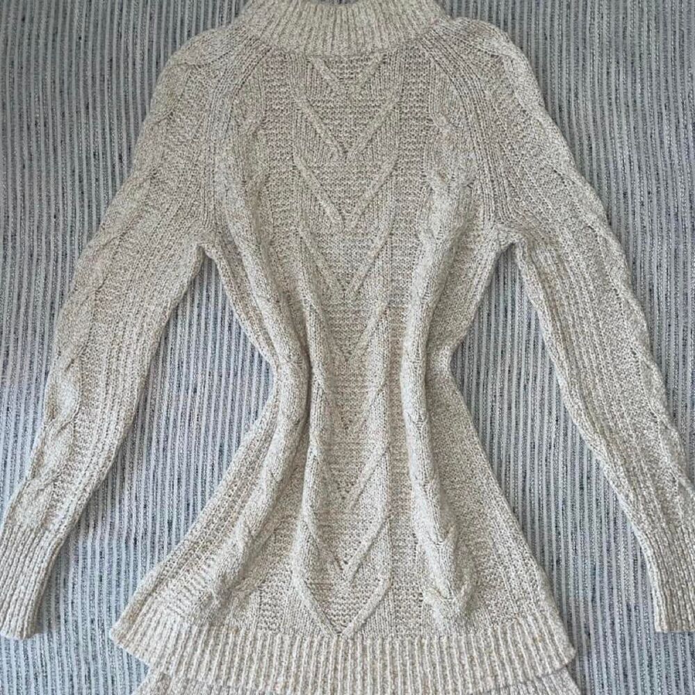 Old-navy Women's Cream and White Dress